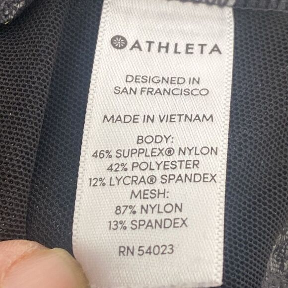 Athleta Gray Jogger Zipper Accent Cuffs size Small Tall Athletic Casual Hiking - Picture 10 of 12